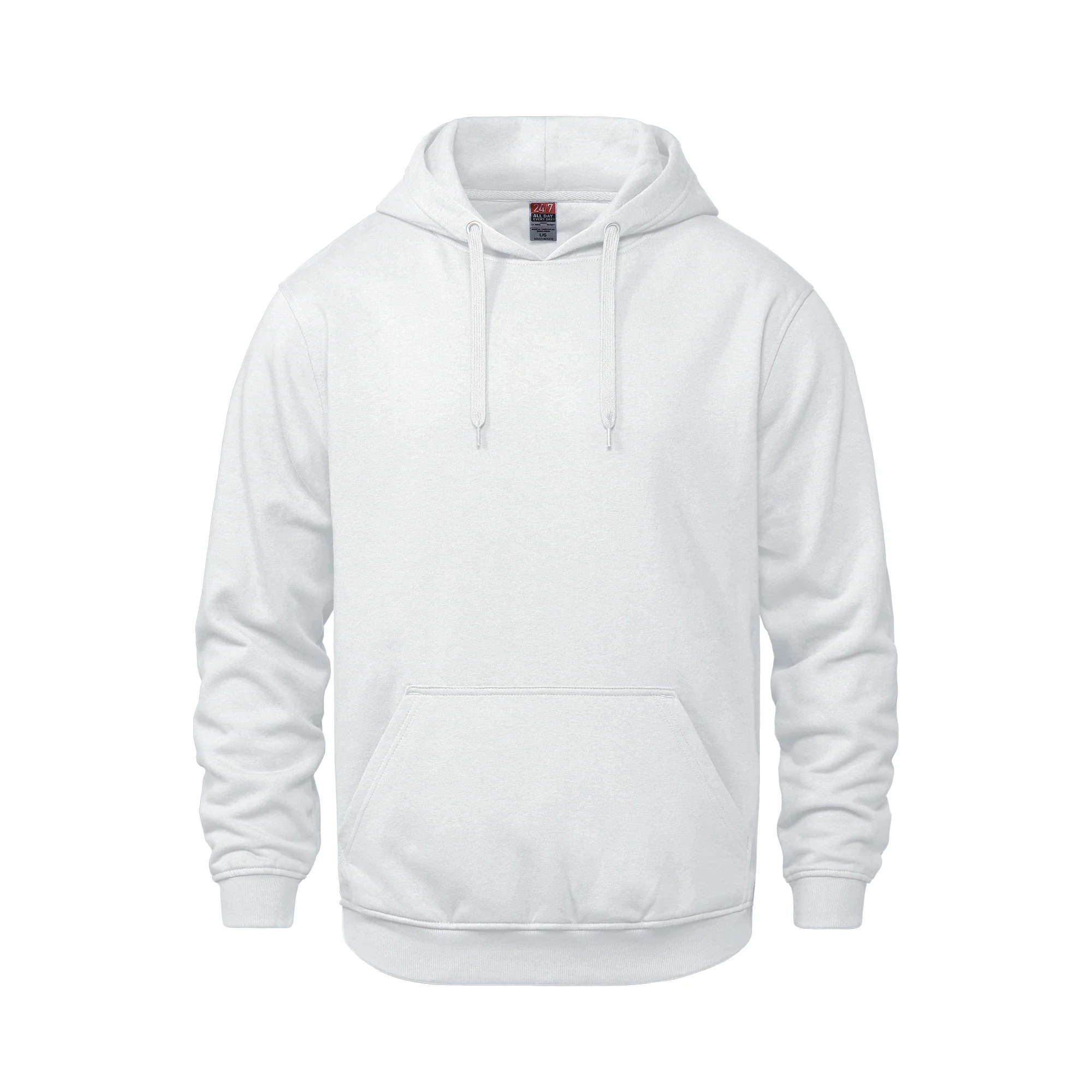 ADULT PULLOVER HOODED SWEATSHIRT - Color Image 1