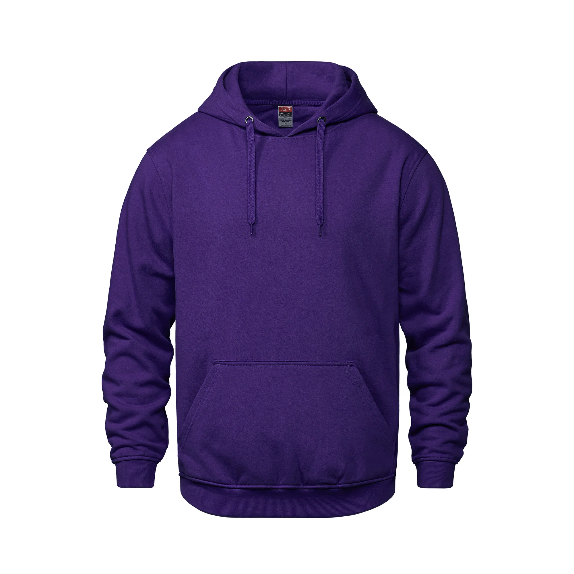 ADULT PULLOVER HOODED SWEATSHIRT - Color Image 1