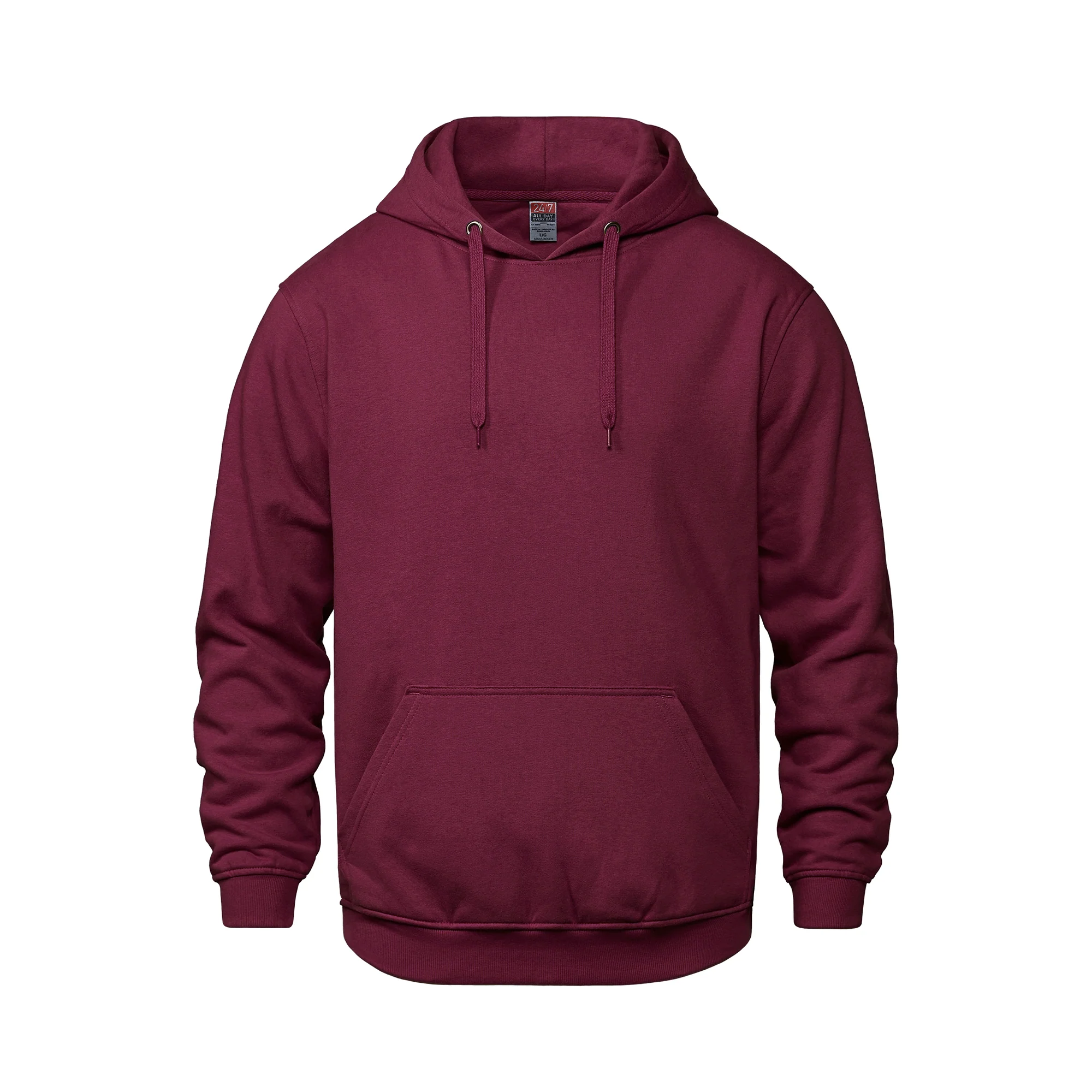ADULT PULLOVER HOODED SWEATSHIRT - Color Image 1