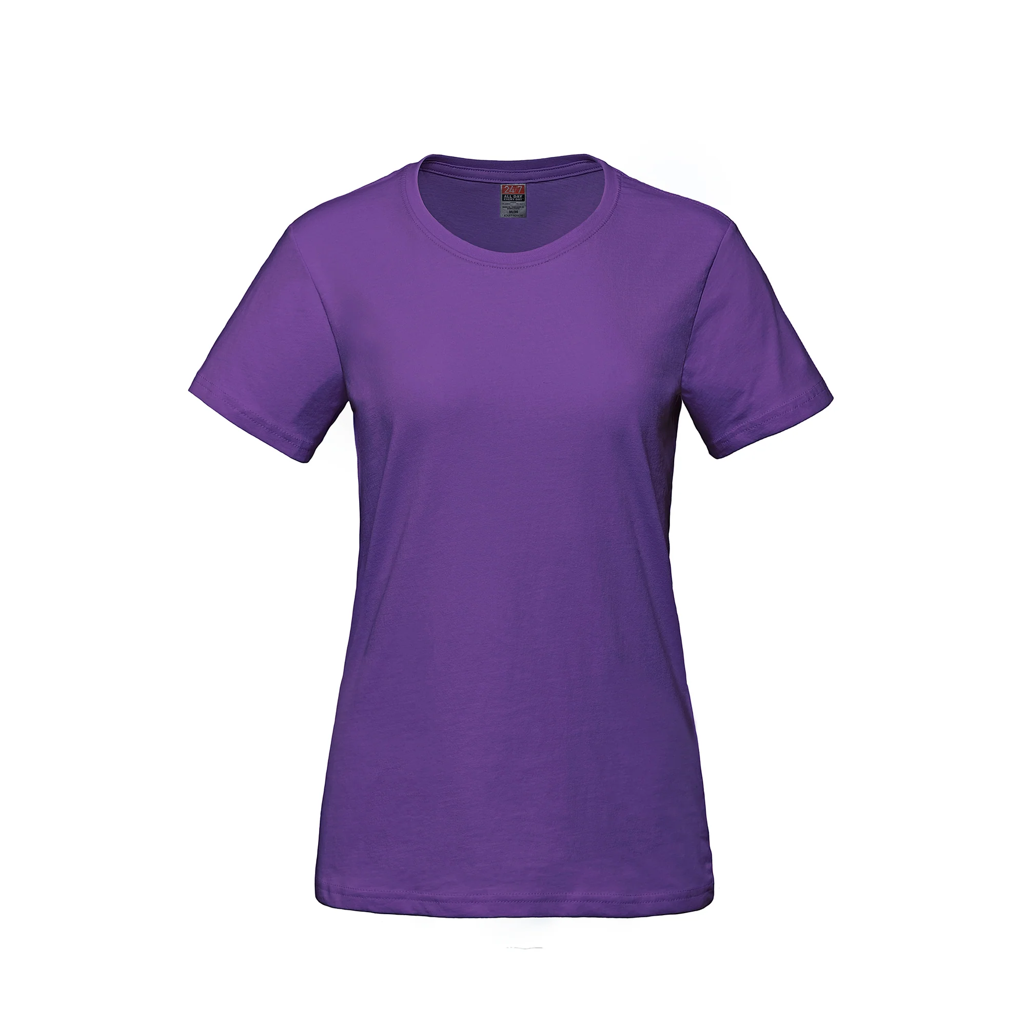 Ladies RING SPUN Combed Cotton Crewneck T-Shirt-CSW