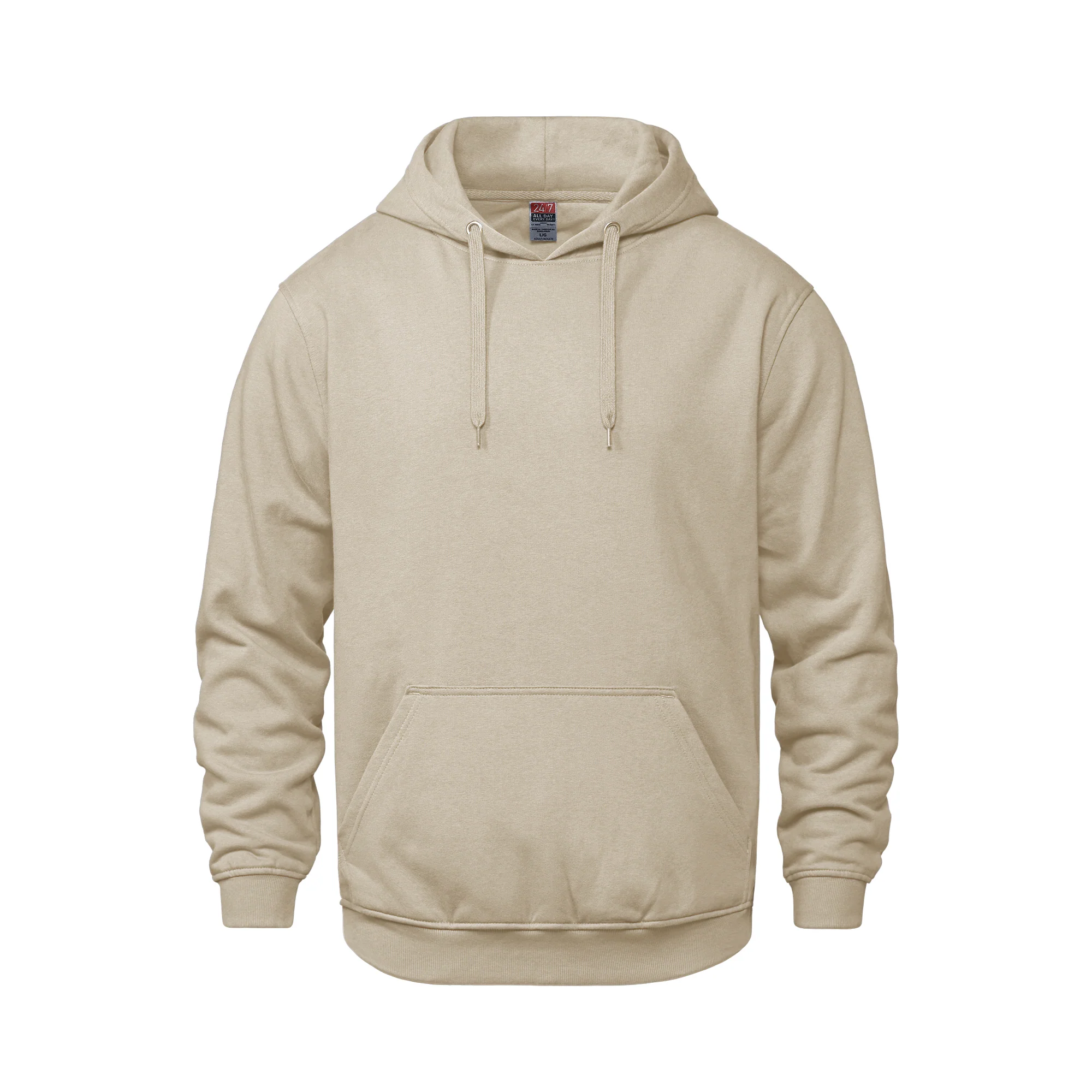 ADULT PULLOVER HOODED SWEATSHIRT - Color Image 1
