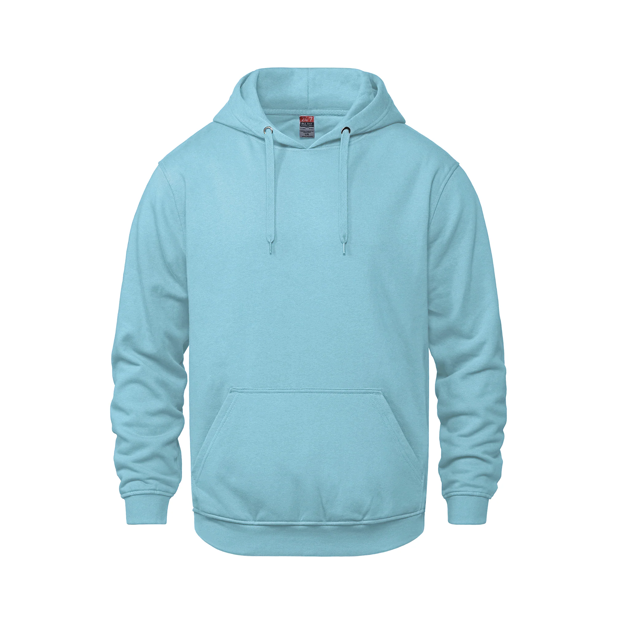 ADULT PULLOVER HOODED SWEATSHIRT - Color Image 1