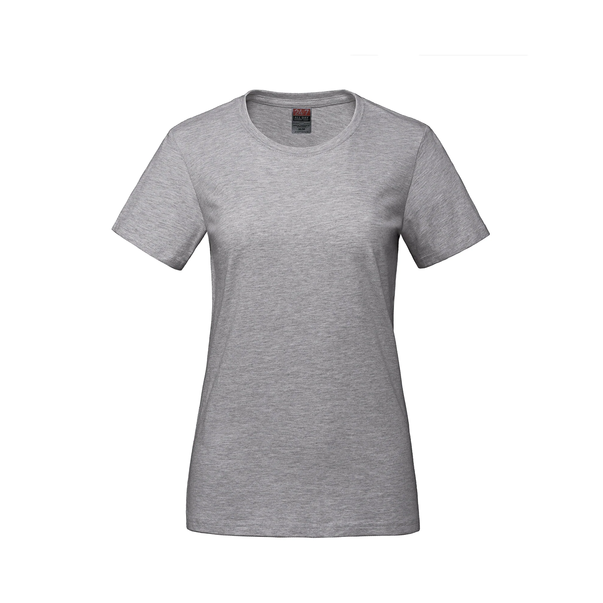 Ladies RING SPUN Combed Cotton Crewneck T-Shirt-CSW